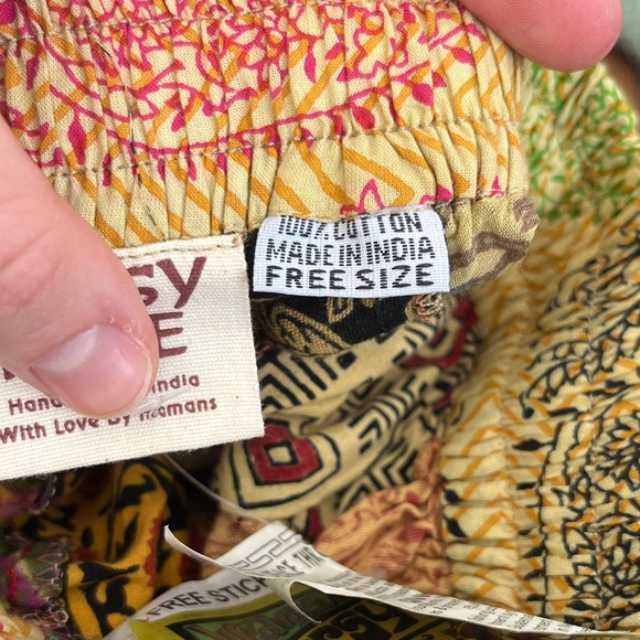 GYPSY ROSE HANDMADE Bohemian Patchwork Maxi Skirt NWT, Hippie - Picture 10 of 12